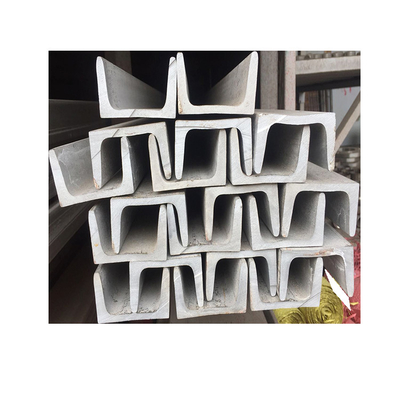 অসম SS 304 C চ্যানেল GB GB JIS ERW স্টেইনলেস স্টীল প্রোফাইল